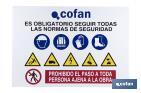 POSTER DE OBRA EM GLASSPCK 0.7MM  - Cofan