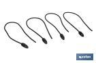 Conjunto de 4 gomas elásticas para sujeción segura | Medida 50 cm - Cofan