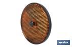 Catadióptricos redondos con tornillo para fijar en vehículos | 3 Colores y 2 tamaños diferentes - Cofan