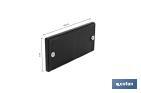 Catadióptrico rectangular con tornillos para fijar a vehículos | Producto homologado | Medidas: 106 x 50 mm | Disponible en 3 colores - Cofan