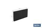 Catadióptrico rectangular con adhesivo para poner en vehículos | Medidas: 106 x 50 mm | Disponible en 3 colores - Cofan