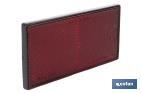 Catadióptrico rectangular con adhesivo para poner en vehículos | Medidas: 106 x 50 mm | Disponible en 3 colores - Cofan