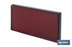 Catadióptrico rectangular con adhesivo para poner en vehículos | Medidas: 106 x 50 mm | Disponible en 3 colores - Cofan