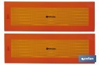 PACK DE 2 SEÑALES ADHESIVAS V6 PARA VEHÍCULOS LARGOS | SEÑALIZACIÓN HOMOLOGADA | FÁCIL DE INSTALAR | ALTA VISIBILIDAD | MEDIDAS: 56,5 X 19,5 CM