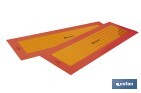 Pack de 2 señales adhesivas V6 para vehículos largos | Señalización homologada | Fácil de instalar | Alta visibilidad | Medidas: 56,5 x 19,5 cm - Cofan