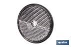 Catadióptricos redondos sin tornillo | Producto homologado | Diámetro: 60 mm | Tornillo no incluido | Disponibles en 3 colores diferentes - Cofan