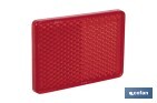 Adhesive rectangular reflector | Approved product | Available in 3 different colours | Size: 56 x 39 mm - Cofan