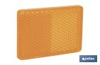 Adhesive rectangular reflector | Approved product | Available in 3 different colours | Size: 56 x 39 mm - Cofan