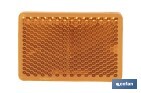 Adhesive rectangular reflector | Approved product | Available in 3 different colours | Size: 56 x 39 mm - Cofan