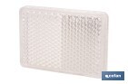Adhesive rectangular reflector | Approved product | Available in 3 different colours | Size: 56 x 39 mm - Cofan