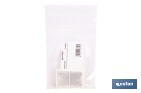 Adhesive rectangular reflector | Approved product | Available in 3 different colours | Size: 56 x 39 mm - Cofan