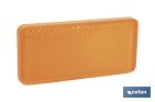 Adhesive rectangular reflector | Approved product | Available in 3 different colours | Size: 94 x 44 mm - Cofan