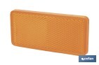 Adhesive rectangular reflector | Approved product | Available in 3 different colours | Size: 94 x 44 mm - Cofan