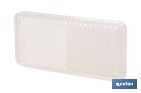 Adhesive rectangular reflector | Approved product | Available in 3 different colours | Size: 94 x 44 mm - Cofan