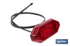 Luz de gálibo trasera LED roja 12/24V | IP68 Homologada ECE R3 para camión, remolque y caravana - Cofan