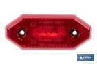 LUZ DE GÁLIBO TRASERA LED ROJA 12/24V | IP68 HOMOLOGADA ECE R3 PARA CAMIÓN, REMOLQUE Y CARAVANA