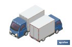 Luz de gálibo delantera LED blanca 12/24V | IP68 Homologada ECE R7 para camión, remolque y tráiler - Cofan