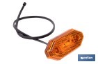 Luz de gálibo lateral LED ámbar 12/24V | IP68 Homologada ECE R7 para camión, remolque y tráiler - Cofan