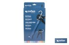 Professional caulking gun | Aluminium sealer gun | Suitable for 310ml cartridges - Cofan