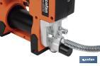 Pistola engrasadora a batería | Batería Li-ion 21 V 2 Ah | Presión máxima: 690 bar | Adecuada para cartuchos de 400 ml - Cofan