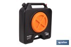 Recogedor de aceite usado | Capacidad: 14 litros | Material: HDPE | Bidón con tapa y filtro - Cofan