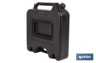 Recogedor de aceite usado | Capacidad: 14 litros | Material: HDPE | Bidón con tapa y filtro - Cofan
