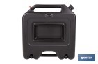 Recogedor de aceite usado | Capacidad: 14 litros | Material: HDPE | Bidón con tapa y filtro - Cofan