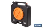 Recogedor de aceite usado | Capacidad: 14 litros | Material: HDPE | Bidón con tapa y filtro - Cofan
