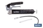 Bomba de engrase dual tipo pistola y palanca | Hasta 7000 PSI | Compatible con cartuchos de grasa de 400 g o carga a granel - Cofan