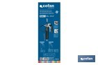 Bomba de engrase dual tipo pistola y palanca | Hasta 7000 PSI | Compatible con cartuchos de grasa de 400 g o carga a granel - Cofan