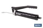 Bomba de engrase profesional de doble pistón | Capacidad: 400 g | Alta presión 6000 PSI - Cofan