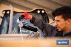 Bomba de engrase profesional de doble pistón | Capacidad: 400 g | Alta presión 6000 PSI - Cofan