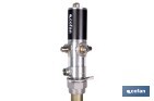 Bomba neumática lubricante | Relación 3:1 | Caudal: 14 LPM | Presión máxima: 10 bares | Disponible para bidones de 60 o 205 litros - Cofan