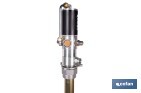 Bomba neumática lubricante | Relación 3:1 | Caudal: 14 LPM | Presión máxima: 10 bares | Disponible para bidones de 60 o 205 litros - Cofan
