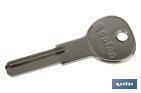 Security key blank | Copy of keys for security cylinder | Pack of 5 key blanks - Cofan