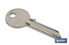 Mechanical Cut Key Blank | Copy of key with five pins | Pack of 5 key blanks  - Cofan