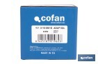 Cerradura de sobreponer de derecha | Adaptable al modelo 56A | Cilindro de Ø25 mm | Incluye 3 llaves | Disponible en dos medidas diferentes - Cofan