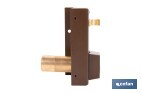 Cerradura de sobreponer de derecha | Adaptable al modelo 56A | Cilindro de Ø25 mm | Incluye 3 llaves | Disponible en dos medidas diferentes - Cofan