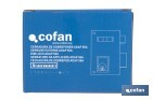 Cerradura de sobreponer de izquierda | Adaptable al modelo 56A | Cilindro de Ø25 mm | Incluye 3 llaves | Disponible en dos medidas diferentes - Cofan