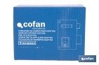 Cerradura de sobreponer de derecha | Adaptable al modelo 56A | Cilindro de Ø25 mm | Incluye 3 llaves | Disponible en dos medidas diferentes - Cofan