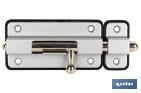 Door Bolt with Plastic Plate | Bolt Locks Available in several colours | Different sizes - Cofan