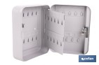 Armario metálico para llaves con cerradura | Incluye 2 llaves y kit de fijación | Disponible para 20, 40, 60 y 80 llaves - Cofan