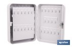 Armario metálico para llaves con cerradura | Incluye 2 llaves y kit de fijación | Disponible para 20, 40, 60 y 80 llaves - Cofan