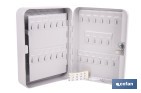Armario metálico para llaves con cerradura | Incluye 2 llaves y kit de fijación | Disponible para 20, 40, 60 y 80 llaves - Cofan