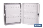 Armario metálico para llaves con cerradura | Incluye 2 llaves y kit de fijación | Disponible para 20, 40, 60 y 80 llaves - Cofan