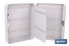 Armario metálico para llaves con cerradura | Incluye 2 llaves y kit de fijación | Disponible para 20, 40, 60 y 80 llaves - Cofan