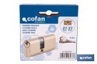 Cilindro Ovalado de perfil ovalado en acabado latón | Varias medidas disponibles - Cofan