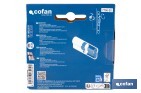 Cilindro de Seguridad de perfil europeo en acabado níquel | Varias medidas disponibles - Cofan