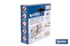 Cilindro Alta Seguridad de perfil europeo en acabado níquel | Varias medidas disponibles - Cofan