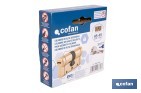 Cilindro de alta seguridad de perfil europeo con acabado en latón | Disponible en diferentes medidas - Cofan